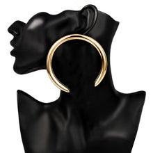 Load image into Gallery viewer, Inverted Hoop Large Statement Earrings
