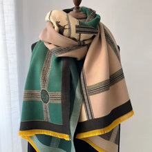 Load image into Gallery viewer, Sophia Warm Scarf - Elegant Print Shawl [4 color variants]
