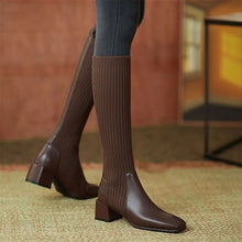 Load image into Gallery viewer, Winter - Sock Knee High Boots
