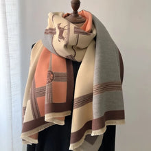 Load image into Gallery viewer, Sophia Warm Scarf - Elegant Print Shawl [4 color variants]
