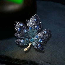 Load image into Gallery viewer, Maple Leaf Rhinestone Brooch [5 color variants]
