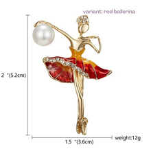 Load image into Gallery viewer, Ballerina Girl Brooch [12 dancer variants]
