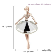 Load image into Gallery viewer, Ballerina Girl Brooch [12 dancer variants]
