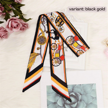 Load image into Gallery viewer, Equestrian Skinny Scarf - Premium Print  [6 color variants]
