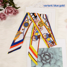 Load image into Gallery viewer, Equestrian Skinny Scarf - Premium Print  [6 color variants]
