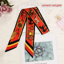 Load image into Gallery viewer, Equestrian Skinny Scarf - Premium Print  [6 color variants]
