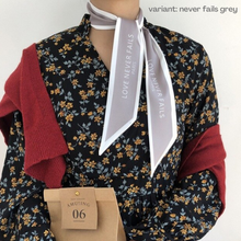 Load image into Gallery viewer, CHIC French Tie Scarf &quot;Love Never Fails&quot; [8 variants]
