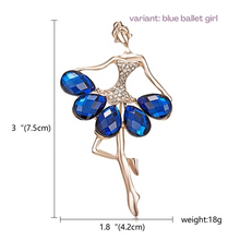 Load image into Gallery viewer, Ballerina Girl Brooch [12 dancer variants]
