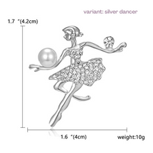 Load image into Gallery viewer, Ballerina Girl Brooch [12 dancer variants]
