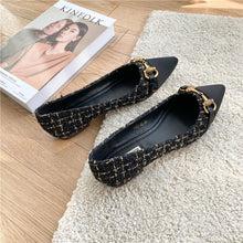 Load image into Gallery viewer, Tweed Flat Shoes [Chanel-inspired]
