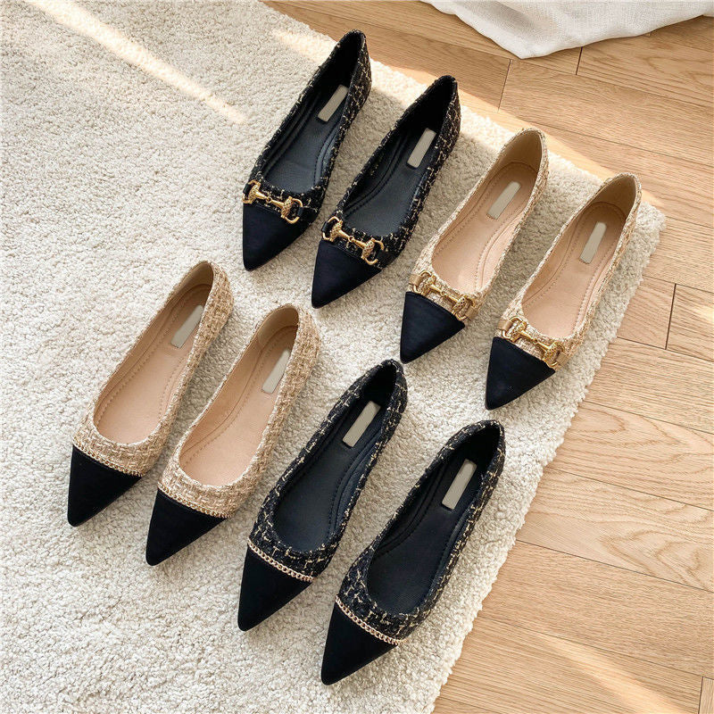 Tweed Flat Shoes [Chanel-inspired]