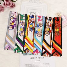 Load image into Gallery viewer, Equestrian Skinny Scarf - Premium Print  [6 color variants]
