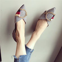 Load image into Gallery viewer, Textured Flats with Buckle [Tommy Hilfiger-inspired]
