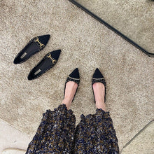 Load image into Gallery viewer, Tweed Flat Shoes [Chanel-inspired]
