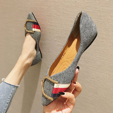 Load image into Gallery viewer, Textured Flats with Buckle [Tommy Hilfiger-inspired]
