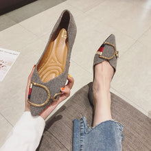 Load image into Gallery viewer, Textured Flats with Buckle [Tommy Hilfiger-inspired]
