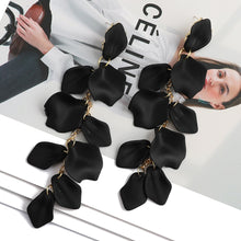 Load image into Gallery viewer, Flower Tassel Acrylic Earrings [14 color variants]
