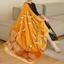 Load image into Gallery viewer, GARDEN CRANES - Large Silky Scarf [3 color variants]
