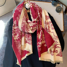 Load image into Gallery viewer, Luxury Print Warm Shawl [3 color variants]
