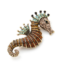 Load image into Gallery viewer, Seahorse Brooch [3 color variants]
