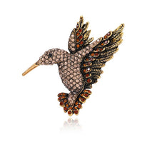 Load image into Gallery viewer, Hummingbird Brooch [8 color variants]
