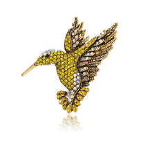 Load image into Gallery viewer, Hummingbird Brooch [8 color variants]
