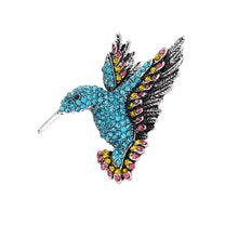 Load image into Gallery viewer, Hummingbird Brooch [8 color variants]
