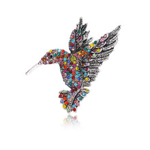 Load image into Gallery viewer, Hummingbird Brooch [8 color variants]
