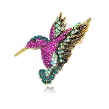 Load image into Gallery viewer, Hummingbird Brooch [8 color variants]
