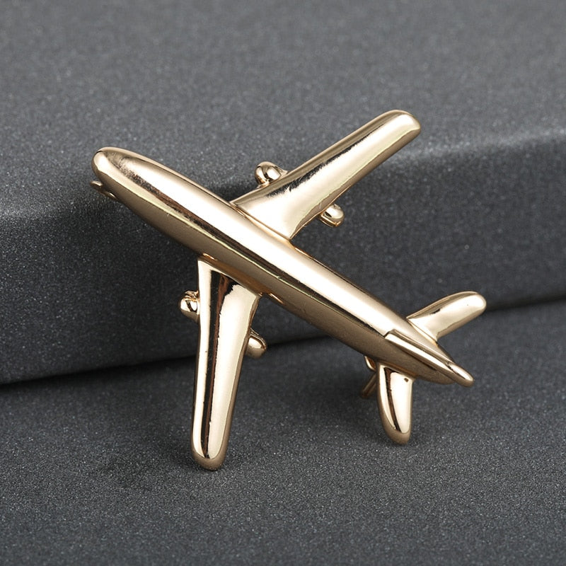 Airplane Brooch